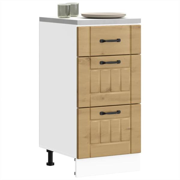 ARDEBO.de - Küchen-Unterschrank Lucca Artisan-Eiche Holzwerkstoff
