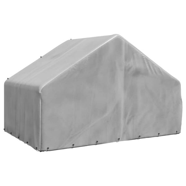 Outdoor-Hundezwinger mit Abdeckung 3x2x1,9 m Verzinkter Stahl