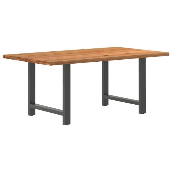 ARDEBO.de - Esstisch Hellbraun 180x100x74 cm Massivholz Eiche Rechteckig