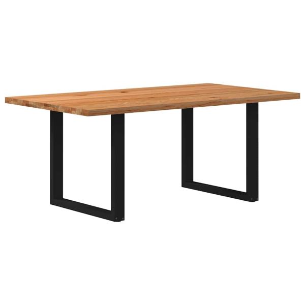 ARDEBO.de - Esstisch Hellbraun 180x100x74 cm Massivholz Eiche Rechteckig