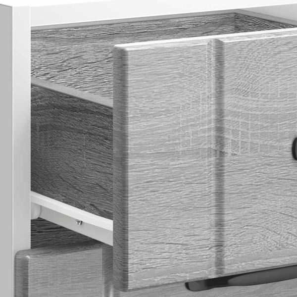 Küchen-Unterschrank Lucca Grau Sonoma Holzwerkstoff