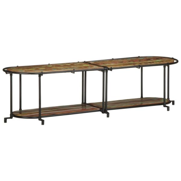 ARDEBO.de - TV-Regal 160x42x40 cm Altholz Massiv