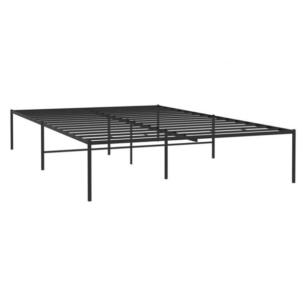 Bettgestell Metall Schwarz 120x190 cm