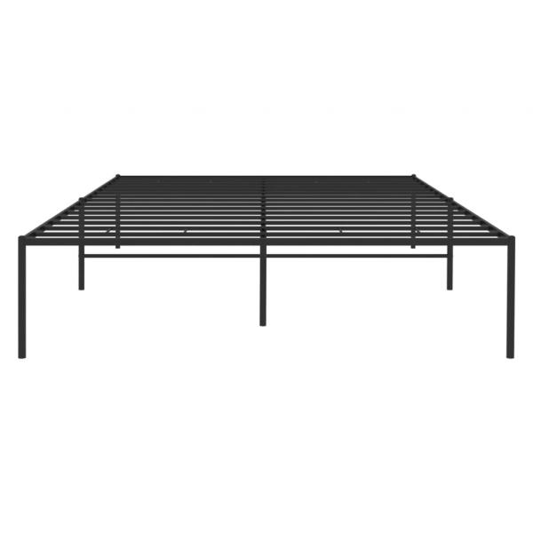 Bettgestell Metall Schwarz 120x190 cm