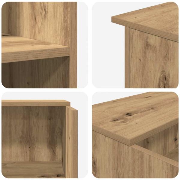 Empfangstheke Artisan-Eiche 100x50x103,5 cm Holzwerkstoff