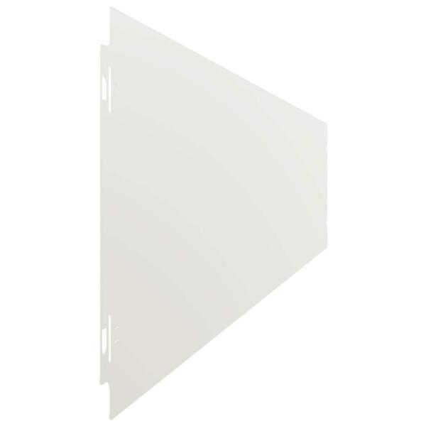 Rasenkanten 10 Stk. Weiß 15x103 cm Kaltgewalzter Stahl