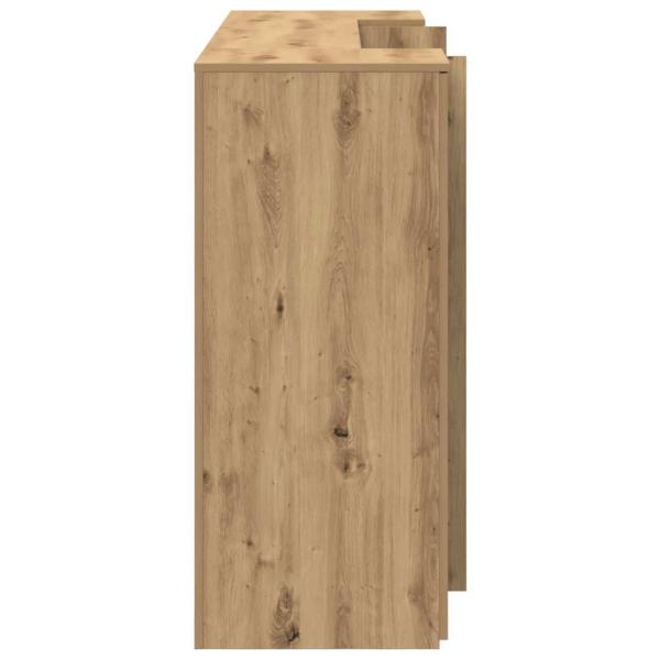 Empfangstheke Artisan-Eiche 180x50x103,5 cm Holzwerkstoff