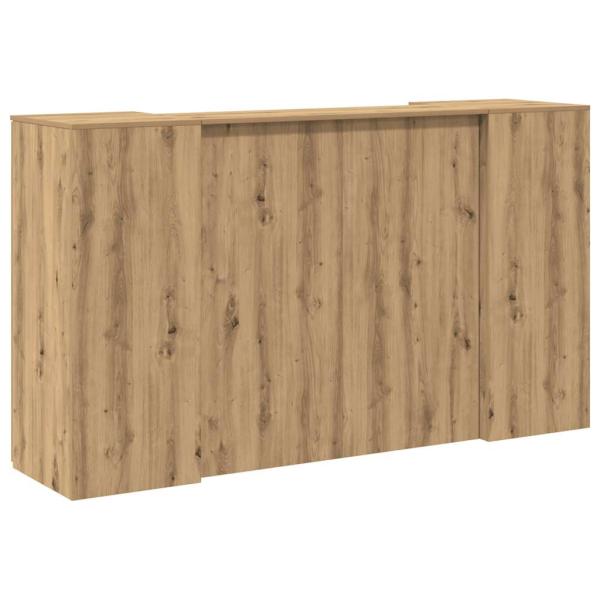 Empfangstheke Artisan-Eiche 180x50x103,5 cm Holzwerkstoff