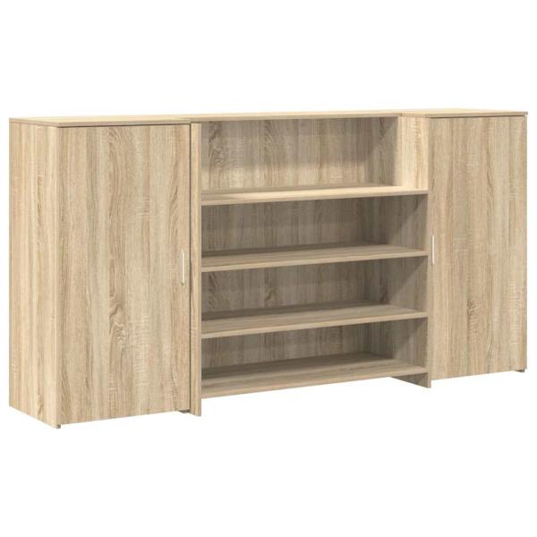 Empfangstheke Sonoma-Eiche 200x50x103,5 cm Holzwerkstoff