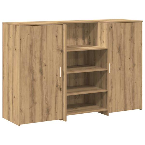 Empfangstheke Artisan-Eiche 155x50x103,5 cm Holzwerkstoff