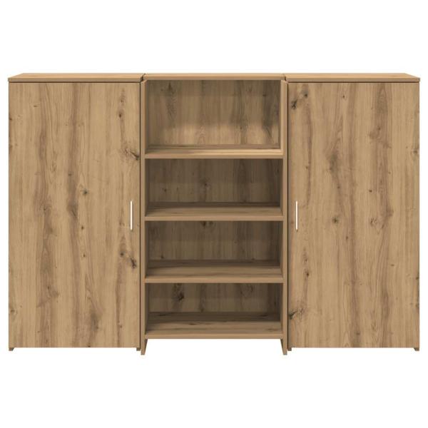 Empfangstheke Artisan-Eiche 155x50x103,5 cm Holzwerkstoff
