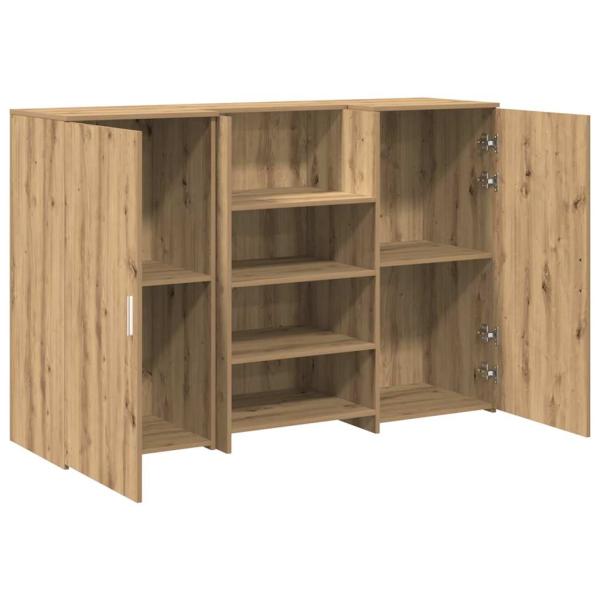 Empfangstheke Artisan-Eiche 155x50x103,5 cm Holzwerkstoff