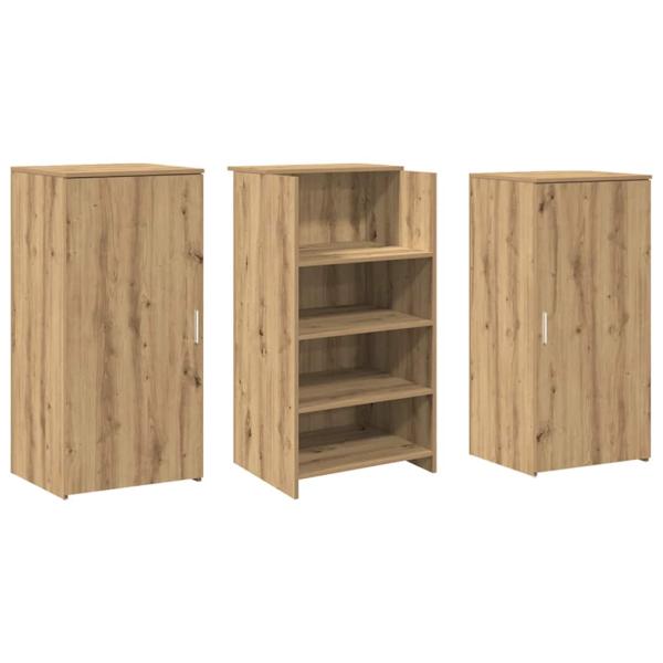 Empfangstheke Artisan-Eiche 155x50x103,5 cm Holzwerkstoff