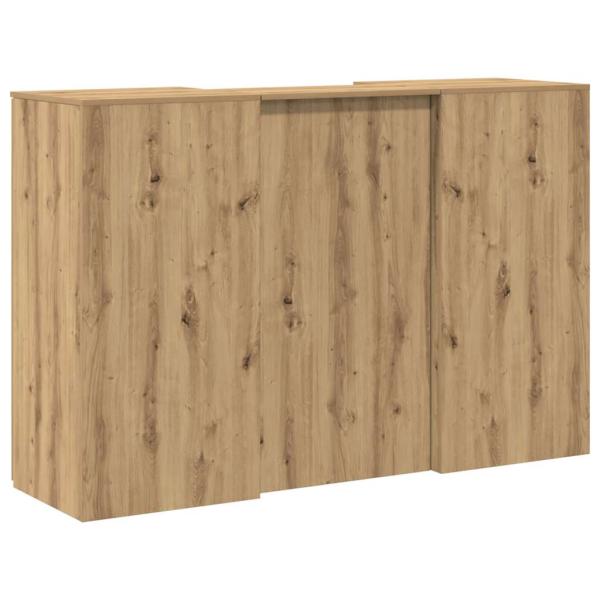 Empfangstheke Artisan-Eiche 155x50x103,5 cm Holzwerkstoff