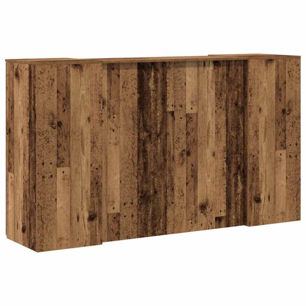 Empfangstheke Altholz-Optik 180x50x103,5 cm Holzwerkstoff