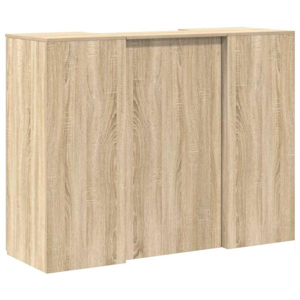 ARDEBO.de - Empfangstheke Sonoma-Eiche 135x50x103,5 cm Holzwerkstoff