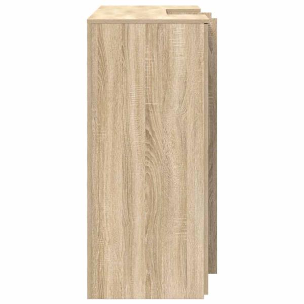 Empfangstheke Sonoma-Eiche 135x50x103,5 cm Holzwerkstoff