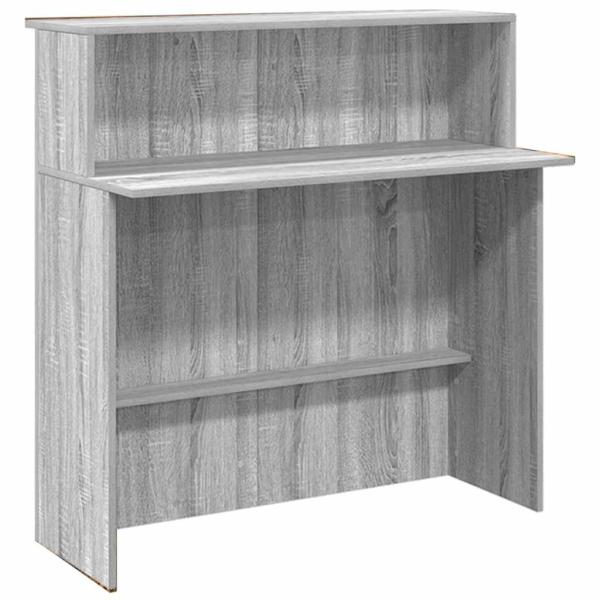 Empfangstheke Grau Sonoma 180x50x103,5 cm Holzwerkstoff