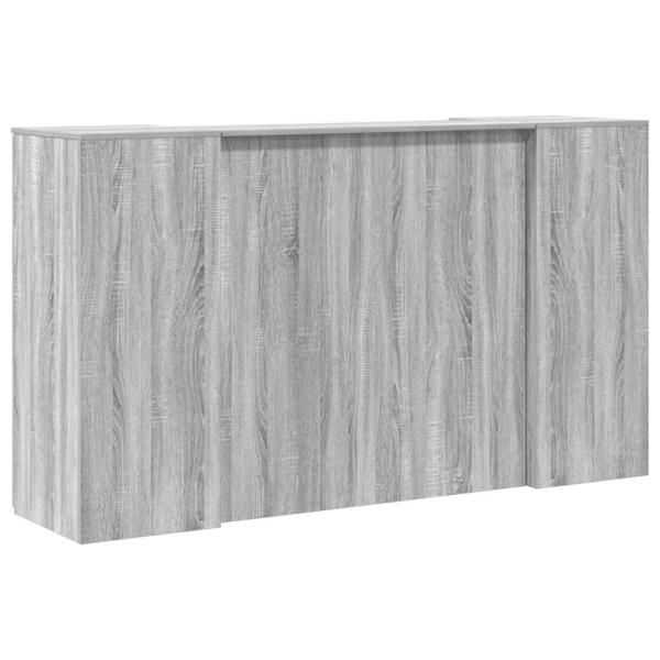Empfangstheke Grau Sonoma 180x50x103,5 cm Holzwerkstoff