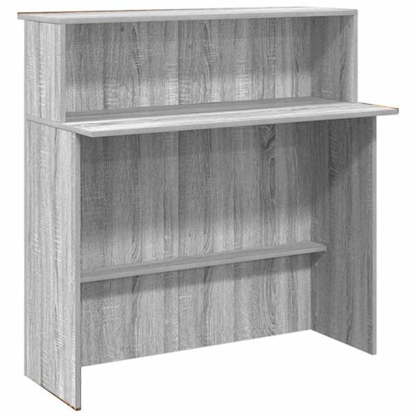 Empfangstheke Grau Sonoma 200x50x103,5 cm Holzwerkstoff