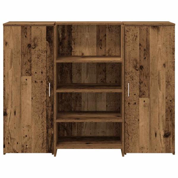 ARDEBO.de - Empfangstheke Altholz-Optik 135x50x103,5 cm Holzwerkstoff