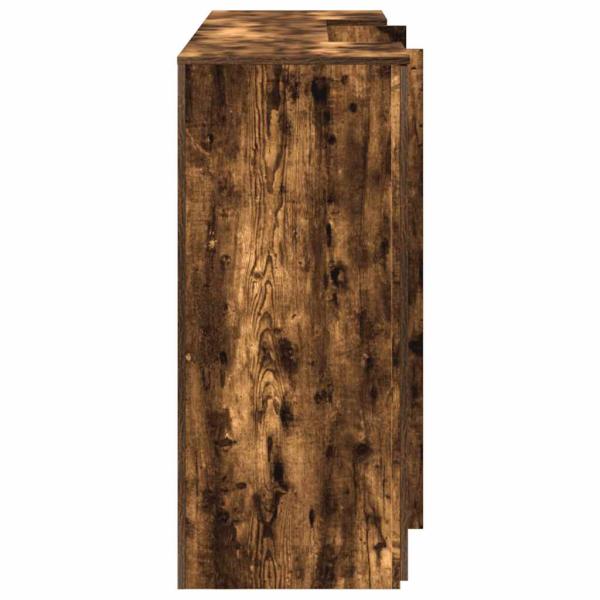 Empfangstheke Räuchereiche 200x50x103,5 cm Holzwerkstoff