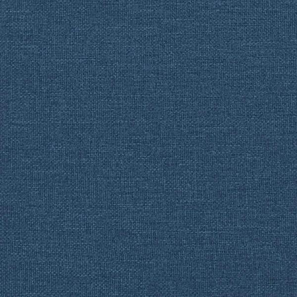 Bettgestell ohne Matratze Blau 200x200 cm Stoff