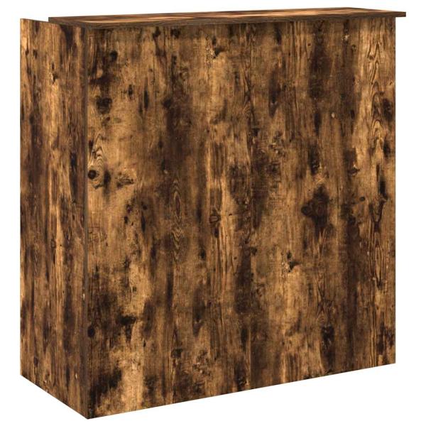 Empfangstheke Räuchereiche 100x50x103,5 cm Holzwerkstoff