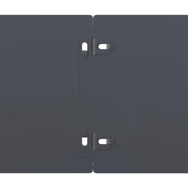 Rasenkanten 10 Stk. Anthrazit 15x103 cm Kaltgewalzter Stahl