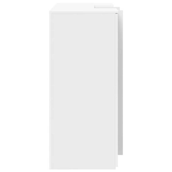 Empfangstheke Weiß 135x50x103,5 cm Holzwerkstoff