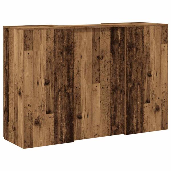 Empfangstheke Altholz-Optik 155x50x103,5 cm Holzwerkstoff