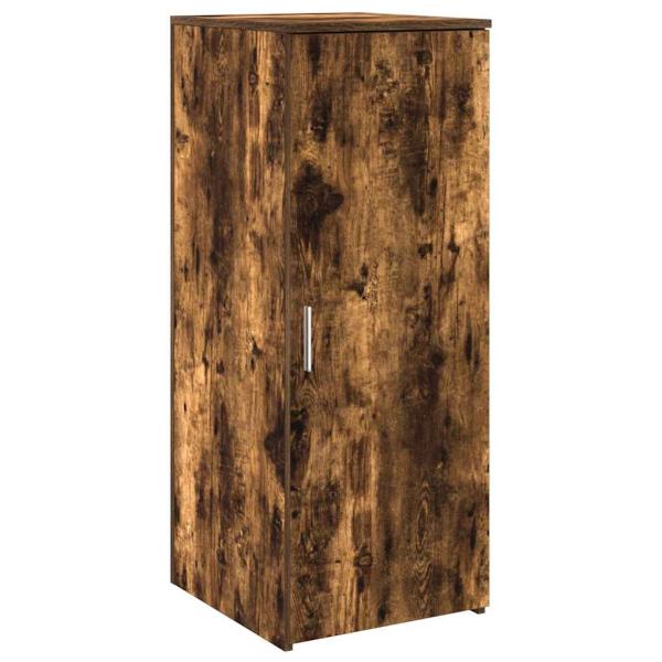 Empfangstheke Räuchereiche 135x50x103,5 cm Holzwerkstoff