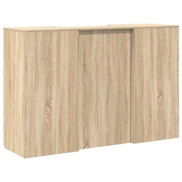 Empfangstheke Sonoma-Eiche 155x50x103,5 cm Holzwerkstoff