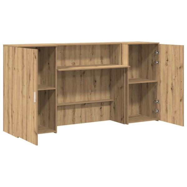 Empfangstheke Artisan-Eiche 200x50x103,5 cm Holzwerkstoff