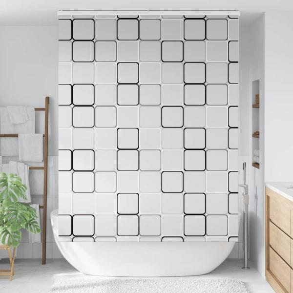 ARDEBO.de - Duschrollo mit Kassette 150x240 cm Stoffbreite 146 cm