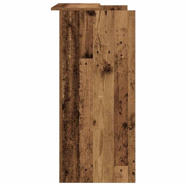 Empfangstheke Altholz-Optik 100x50x103,5 cm Holzwerkstoff
