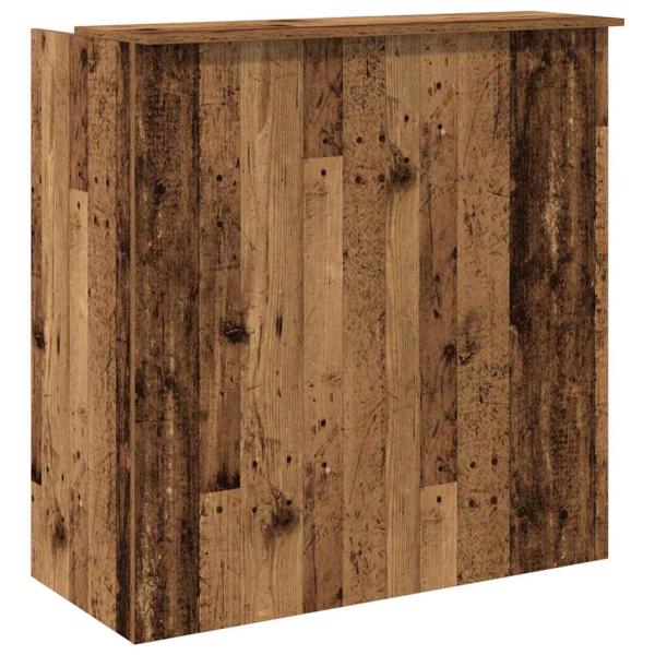 Empfangstheke Altholz-Optik 100x50x103,5 cm Holzwerkstoff