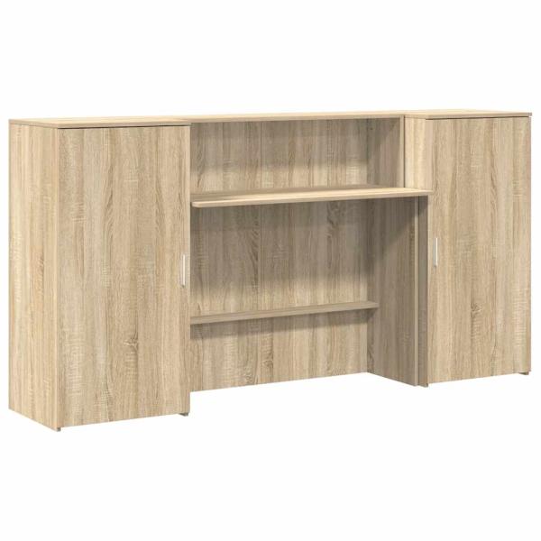 Empfangstheke Sonoma-Eiche 200x50x103,5 cm Holzwerkstoff