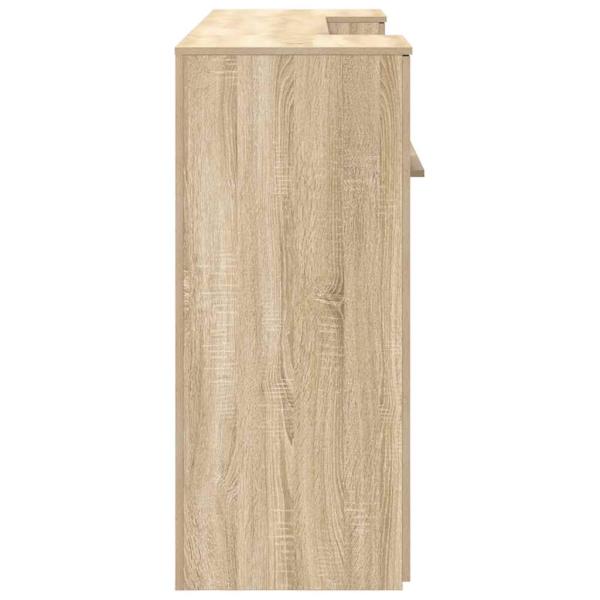 Empfangstheke Sonoma-Eiche 200x50x103,5 cm Holzwerkstoff
