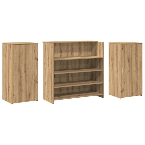 Empfangstheke Artisan-Eiche 200x50x103,5 cm Holzwerkstoff