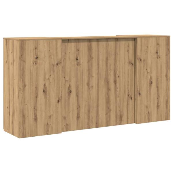 Empfangstheke Artisan-Eiche 200x50x103,5 cm Holzwerkstoff