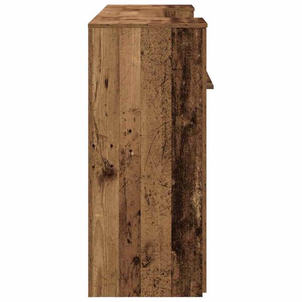 Empfangstheke Altholz-Optik 200x50x103,5 cm Holzwerkstoff