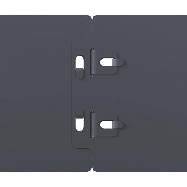 Rasenkanten 10 Stk. Anthrazit 10x103 cm Kaltgewalzter Stahl