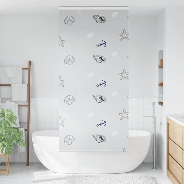Duschrollo mit Kassette 90x240 cm Stoffbreite 86 cm
