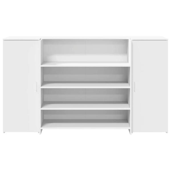 Empfangstheke Weiß 180x50x103,5 cm Holzwerkstoff