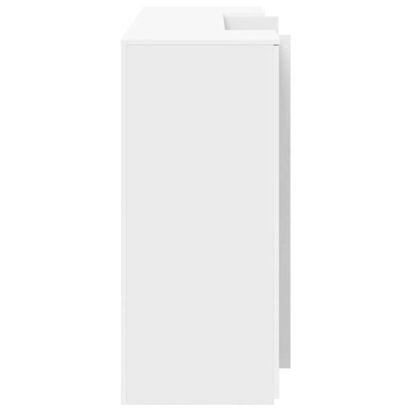 Empfangstheke Weiß 180x50x103,5 cm Holzwerkstoff