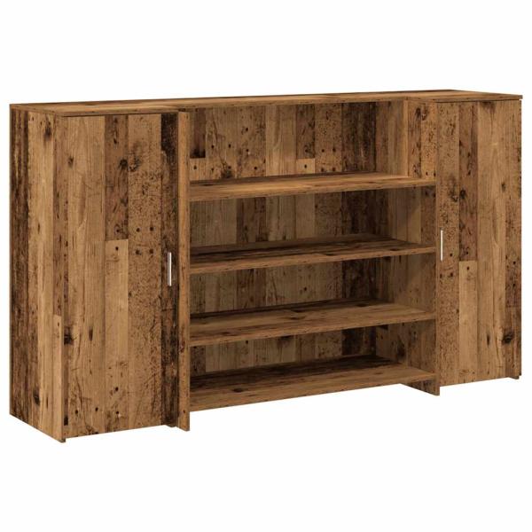Empfangstheke Altholz-Optik 180x50x103,5 cm Holzwerkstoff