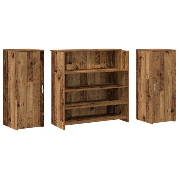 Empfangstheke Altholz-Optik 180x50x103,5 cm Holzwerkstoff