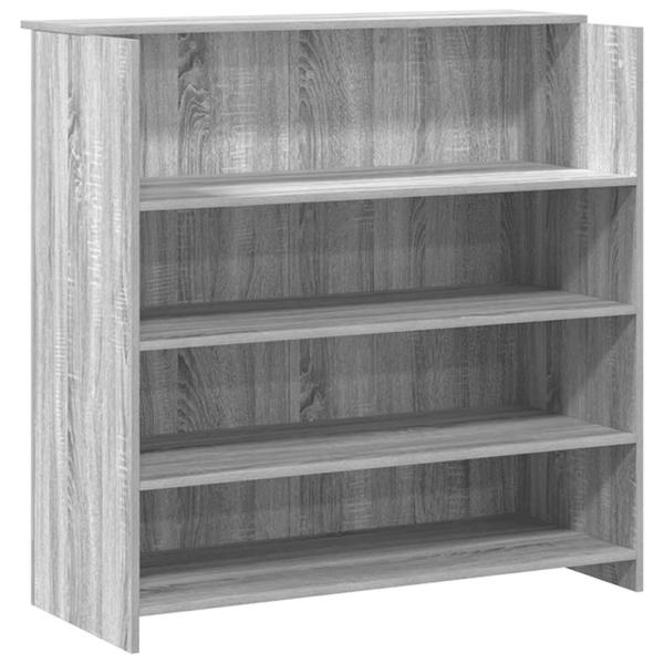 Empfangstheke Grau Sonoma 180x50x103,5 cm Holzwerkstoff