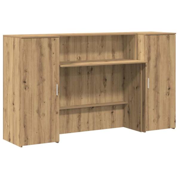 Empfangstheke Artisan-Eiche 180x50x103,5 cm Holzwerkstoff